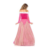 2025 Adult Costume Women Deluxe Pink Sleeping Beauty Princess Aurora Gorgeous costume For Halloween Party Fancy Dress