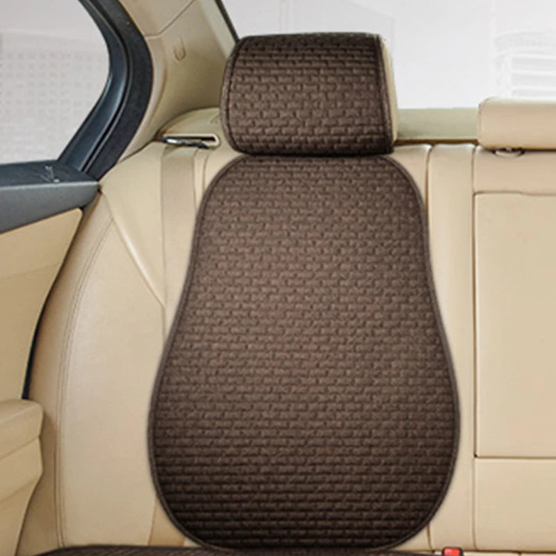 Universal Car Seat Cover Car Front Rear Seat Back Cushion Falx Car Seat Cushion Protector Auto Interior Pad Fit for Most Cars