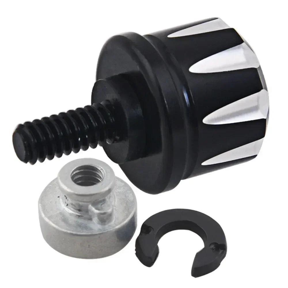 Motorcycle Universal Rear Fender Seat Screw Bolt Nut Knob Cover For Harley Sportster Fatboy Dyna Softail V-ROD Touring Tri Glide