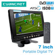LEADSTAR D768 7 inch Portable TV DVB-T2 ATSC ISDB-T tdt DTT Digital and Analog mini small Car TV Television Support TF H.265 AC3