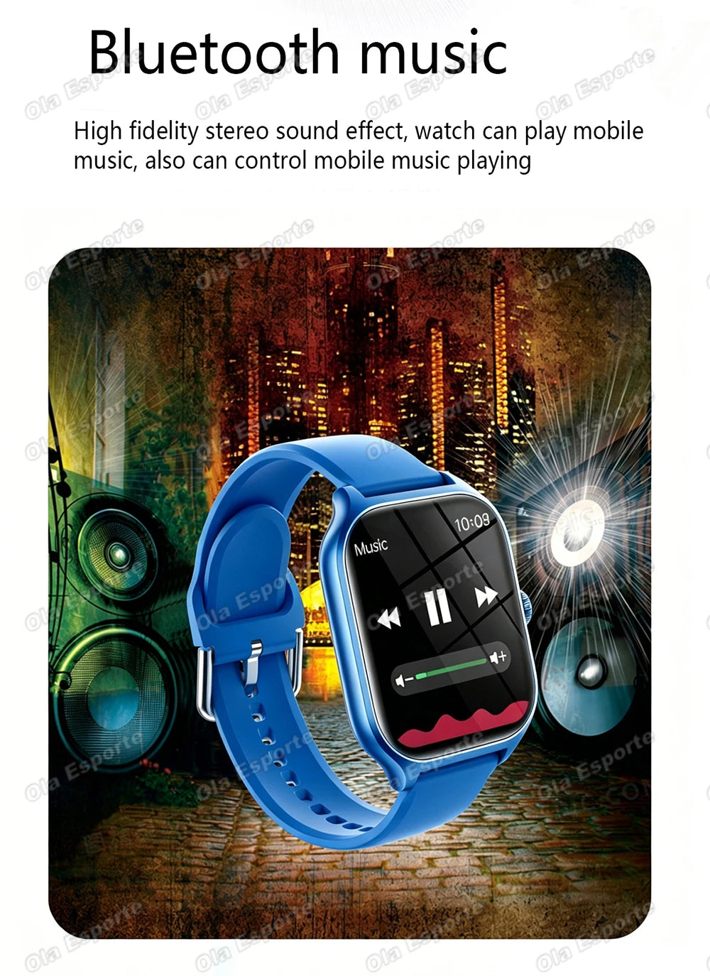New Smart Watch Bluetooth Call Camera Control Multiple Sports Modes Watches Heart Rate Blood Oxygen Sleep Monitoring Smartwatch