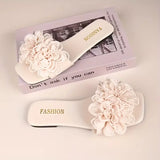 Women Flat Slippers Casual Walking Flower Shoes Female Summer Fashion Dress Sandals Outdoor Shallow Slippers Home Slides Women