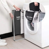 1-3Grids Laundry Basket Foldable Dirty Clothes Organizer Bathroom Waterproof Storage Basket Large Laundry Hamper Two Size New