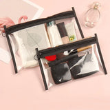 PVC Transparent Makeup Bag Women Cosmetic Bags Toiletry Wash Bag Travel Cosmetic Organizer Kids Coin Purse Coin Pouch Card Bag