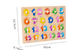 Toddler Wooden Peg 3D Puzzles Kids Toys Alphabet Montessori Education Learning Toys Great Preschool Gift for Girls and Boys