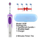 Oral B Rechargeable Electric Toothbrush Vitality Oral Hygiene Precian Clean Toothbrushes Rotating 3D White Teeth Whitening Brush