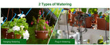 Solar Irrigation System for Garden Balcony Automatic Drip Irrigation System DIY Garden Watering System Drip Hose Irrigation