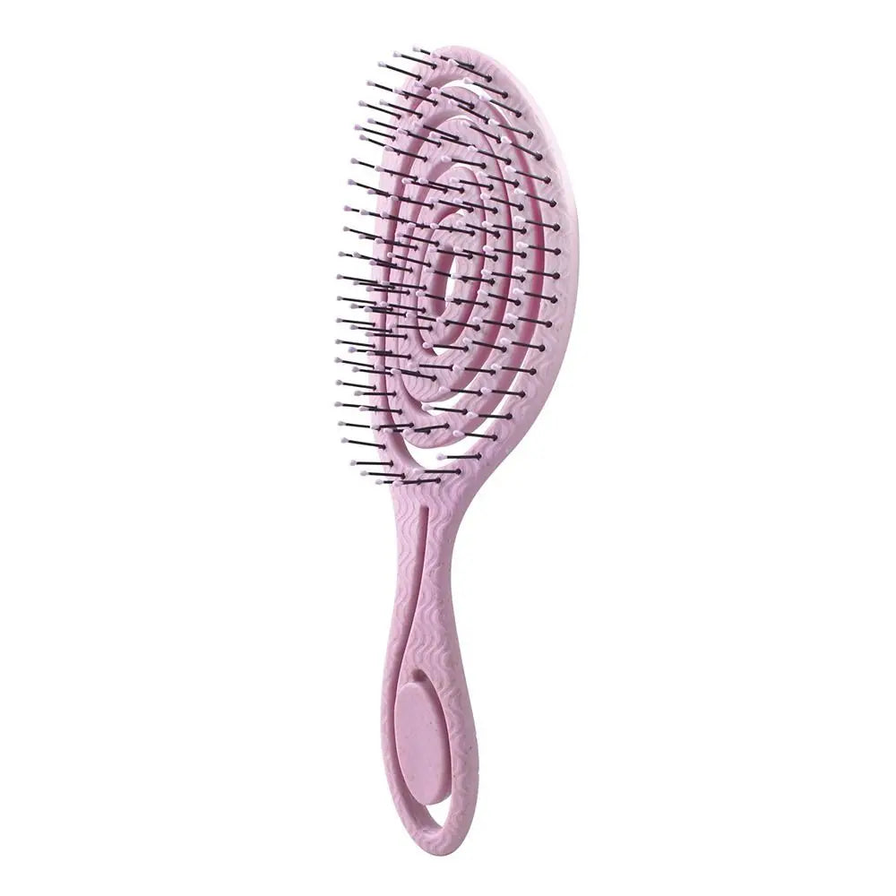 Peine de masaje elástico, peine para cabello enredado, cepillo desenredante, cepillos para cabello rizado húmedo, peine de barbero, herramientas de peluquería