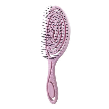 Peine de masaje elástico, peine para cabello enredado, cepillo desenredante, cepillos para cabello rizado húmedo, peine de barbero, herramientas de peluquería