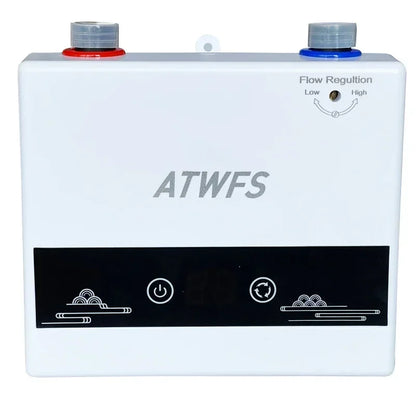 ATWFS Instant Water Heater 220V 4600W Portable Electric Heaters for Bathroom Hot Water Shower and Home Kitchen Heating