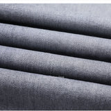 2024 Brand Thin or Thick Material Men's Elastic Cotton Jeans Fashion Gray Comfortable Denim Business Casual High Waist Pants