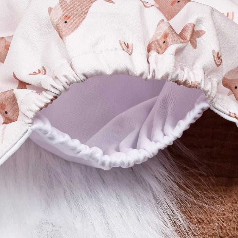 Pañales de tela para bebé, impermeables, reutilizables, ajustables, ecológicos, 100 % poliéster.