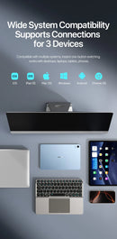 DUX DUCIS Foldable Bluetooth 5.0 Keyboard with Touchpad & Phone Holder For Phones Tablets PC iOS Android Windows Mac