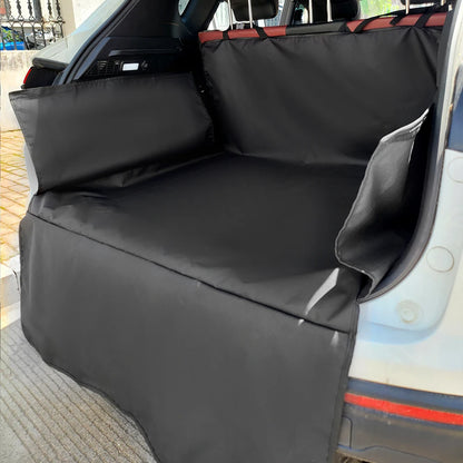 Funda impermeable para asiento de coche de perro, tela Oxford 600D, para transportar mascotas, alfombrilla para maletero de coche, SUV, forro de carga para perros