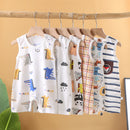 New 2025 Soft and Lightweight Cotton Baby Crawling Clothes for Boys Girls Aged 1-20 Months Children Romper Kids Homewear