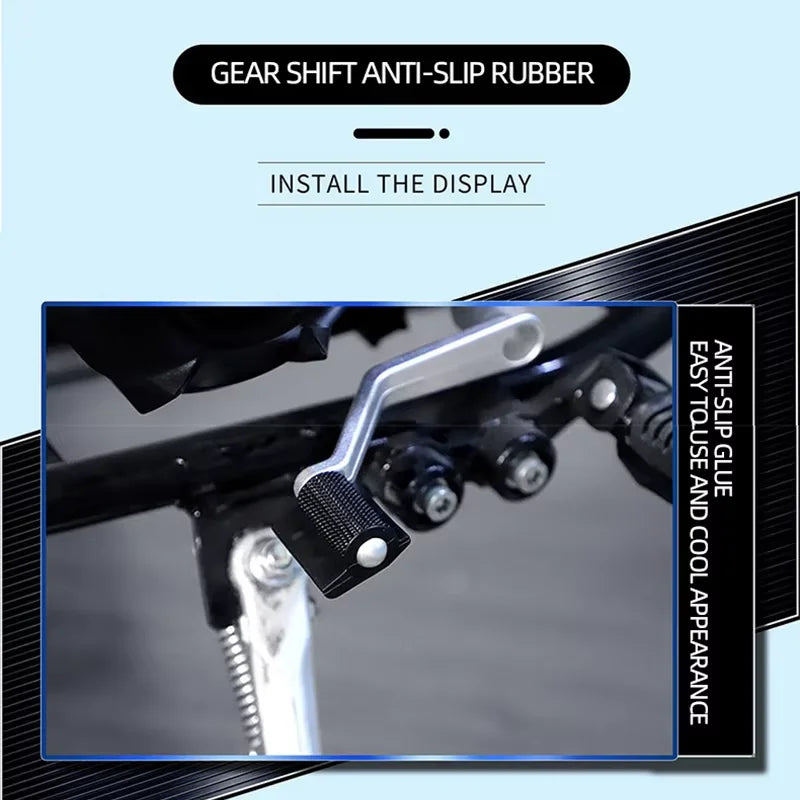 1pc Motorcycle Shift Gear Lever Anti-skid Pedal Rubber Cover Shoe Protector Foot Peg Toe Gel  Motorcycle Rain Boots Accessories