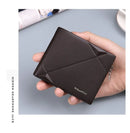 Men's Slim Wallet Genuine Leather Mini Purse Casual Design Bifold Wallet Brand Short Slim Wallet WILLIAMPOLO Luxury brand