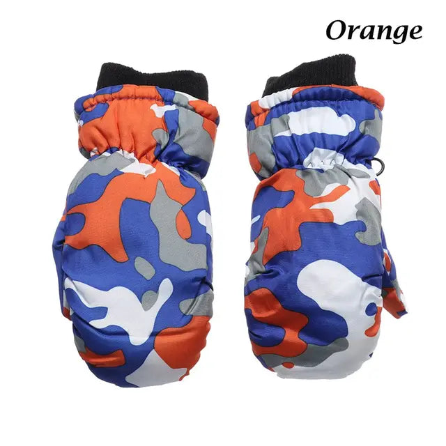 Guantes de invierno para bebés y niños, cálidos, gruesos, resistentes al viento, con dibujos de conejos, de dedos completos, para niños pequeños, niñas de 0 a 5 años 