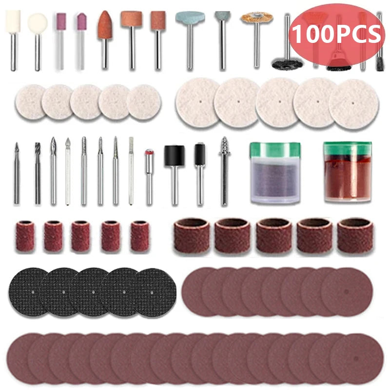 147/262 PCS/lot Power Tools Dremel Rotary Tool Accessory Set Fits for Dremel mini Drill Grinding Polishing Dremel Accessories