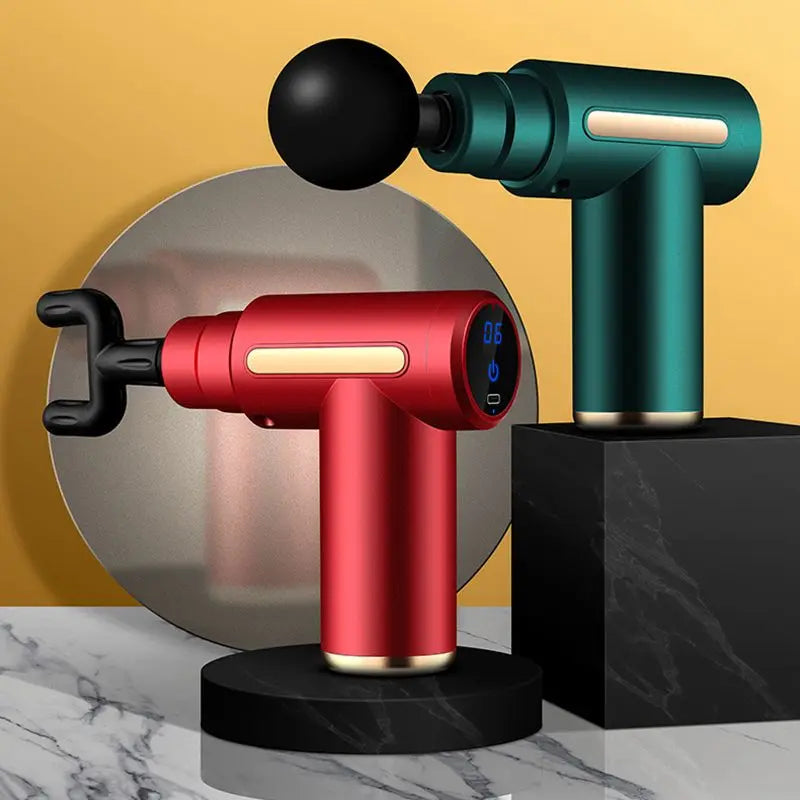 Deep Tissue Muscle Fascial Gun Muscle Massage Gun Handheld Percussi on Massager For Body Back And Neck Leg
