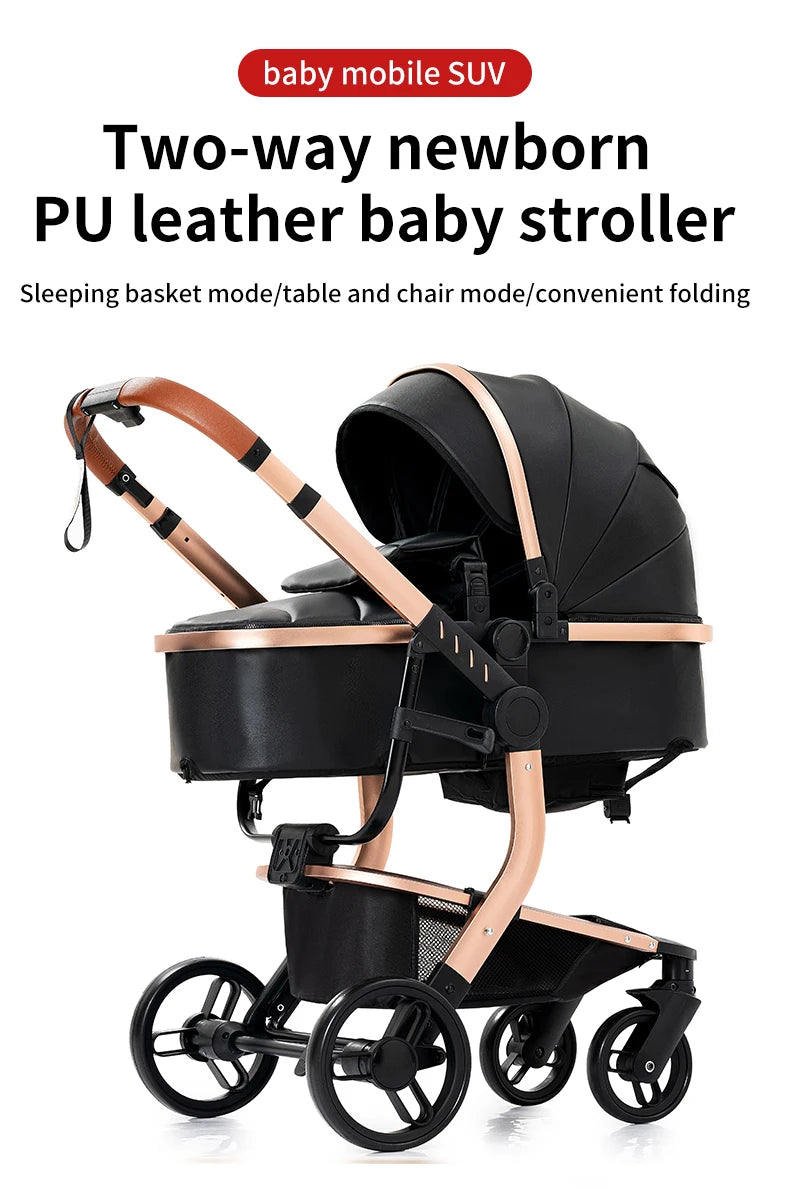 Cochecitos 3 en 1, cochecito de bebé, asiento de coche, cochecito de viaje, cochecito para recién nacidos, paisaje alto, artículos para madres, niños y bebés.