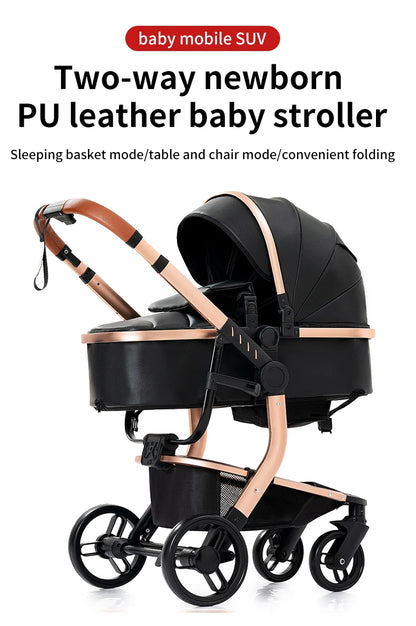 Cochecitos 3 en 1, cochecito de bebé, asiento de coche, cochecito de viaje, cochecito para recién nacidos, paisaje alto, artículos para madres, niños y bebés.