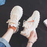 Fashionable Men And Women 2024 Spring And Summer New Mesh Breathable Versatile Thick Sole Hot Casual Sports Couple Shoes New