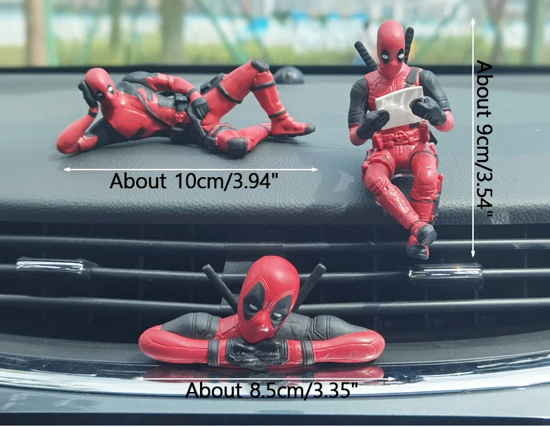 Figura de anime sentada, muñeco de héroe, decoración del hogar, minifigura para interior de coche, modelo en miniatura, colección, juguete para niños, regalos