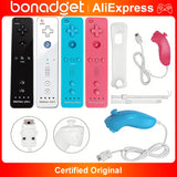 Controllers for Nintendo Wii/Wii U Left/Right 2in1 Motion Plus Controller Wireless Remote Control Gamepad Video Game Accessories
