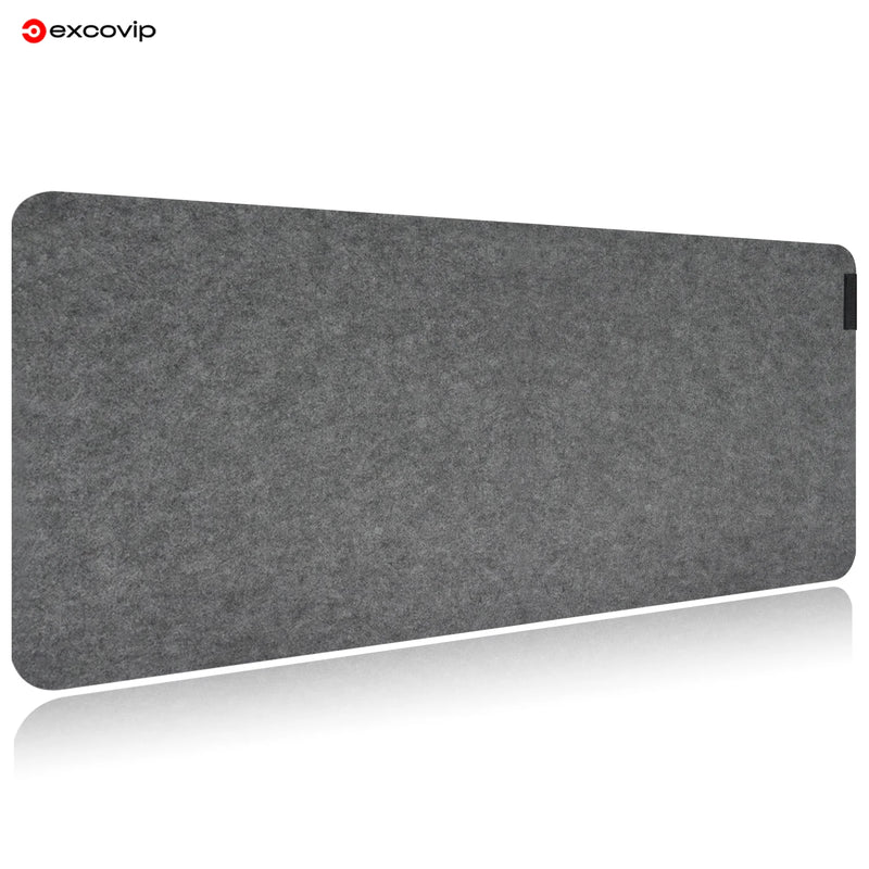 EXCO Large Felt Desk Pad Extended Mouse Keyboard Mat Non-Slip Base Computer Desktop Soft Protector for Gaming Office Home Laptop