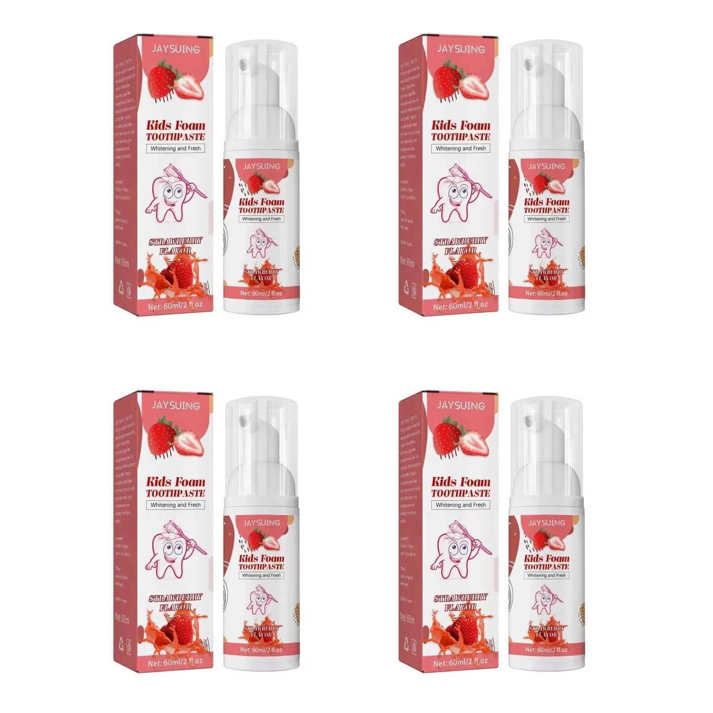 Children Foam Toothpaste Yellow Teeth Stain Removal Gingiva Protection Whitening Brighten Deep Cleaning Teeth Mousse for Kids