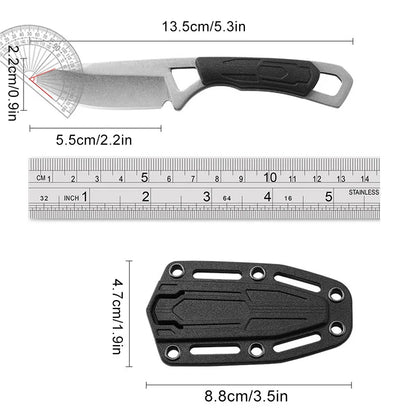 1PC Outdoor Stainless Steel Mini Knife High Hardness Defensive Folding Knife EDC Multi-purpose Camping Survival Portable Knife
