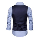 New Arrival Dress Vests For Men Slim Fit Mens Suit Vest Male Waistcoat  Casual Sleeveless Formal Business Jacket S-3XL