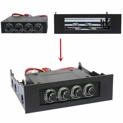 3.5 To 5.25 Floppy To Optical Drive Bay Mounting Bracket Converter For Front Panel Hub Card Reader Fan Speed Controller