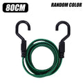 New Elastics Rubber Luggage Rope Cord Hooks Bikes Rope Tie Bicycle Luggage Roof Rack Strap Fixed Band Hook Car Accessories