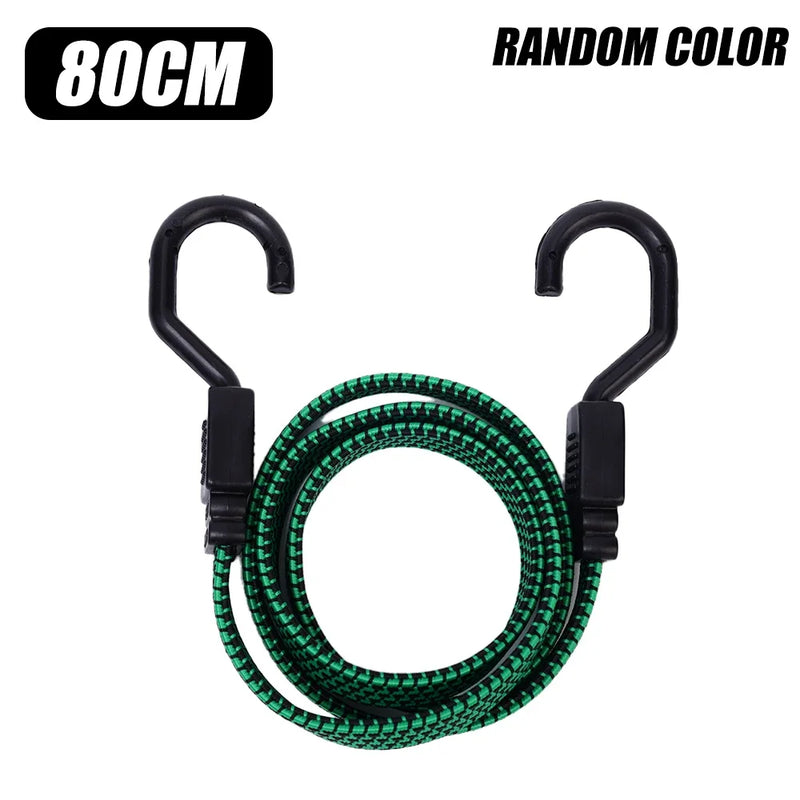 New Elastics Rubber Luggage Rope Cord Hooks Bikes Rope Tie Bicycle Luggage Roof Rack Strap Fixed Band Hook Car Accessories