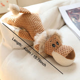 1/3 Pcs Large Dog Toy Bite-Resistant Sound Plush Toy Lion Wolf Elephant Cartoon Pet Toy Squeaky Dog Toy For Small &amp; Medium Dogs