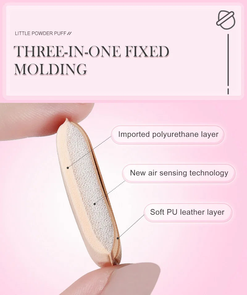 5/10/20Pcs Mini Finger Sponge Puff For Makeup Foundation Powder Detail Face Concealer Cream Blend Cosmetic Sponges Accessories