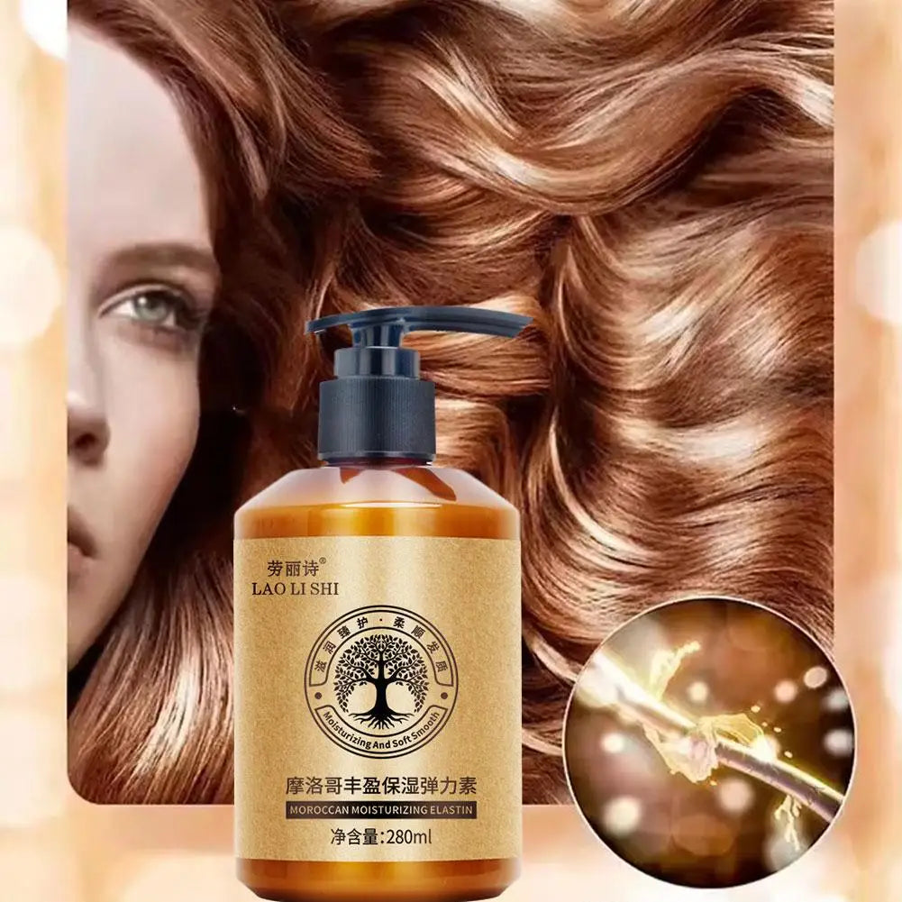 280ml Moroccan Curl Defining Cream Hair Conditioner Products For Curl, Dry Damaged Hair Care Long-Lasting Styli U5M5