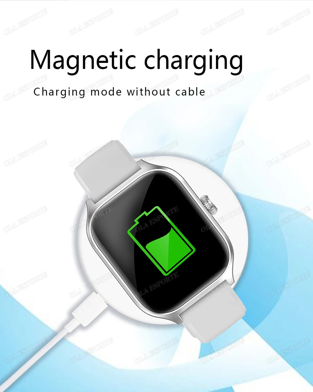 Smart Watch For Android IOS Watches 1.83inch HD Display Bluetooth Call Message Alert Music Sports Mode Smartwatch Men Women Ht30