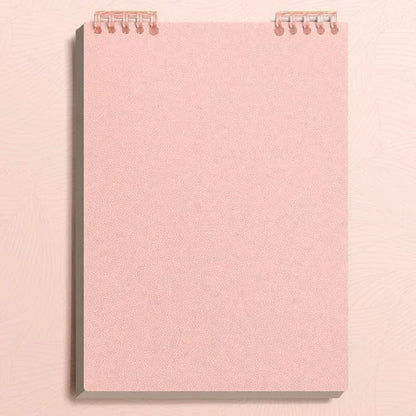 Cuaderno A5 de 60 hojas gruesas con encuadernación en espiral, hojas sueltas con líneas, para estudiantes, escuela, oficina, papelería.