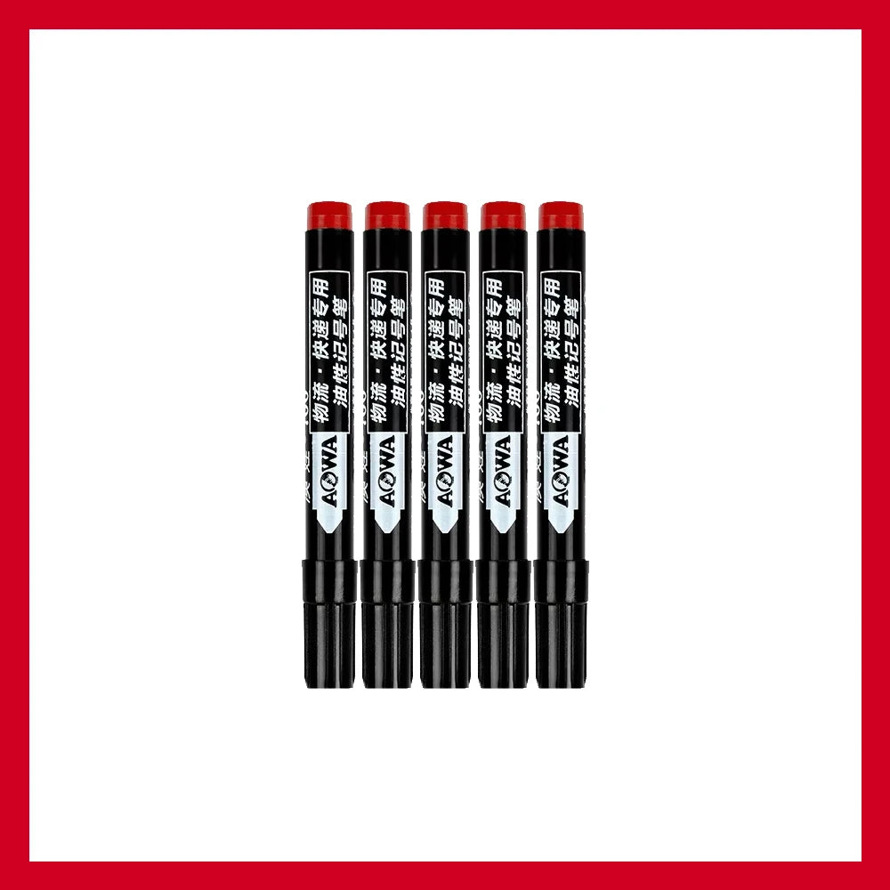 5-50Pcs Waterproof Oil-based Marker Pen Markers Black Blue Red Ink for Glass Metal Stationery Art Drawing Office School Supplies