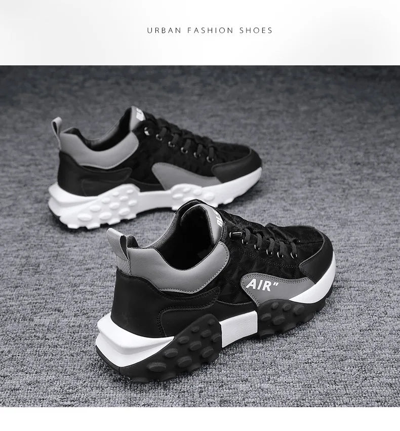 Men Sneakers Platform Men Shoes 2025 New Running Shoes for Men Luxury Brand Casual Vulcanized Shoes Comfortable Tenis Masculino