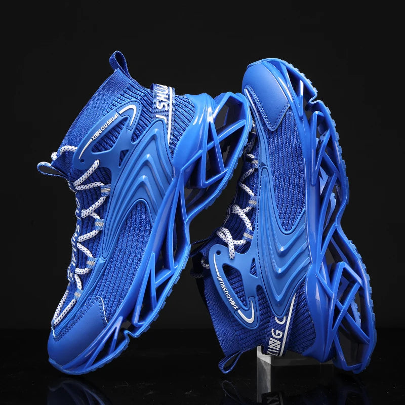 Mens Sneakers Flat Comfortable Fashion Tennis Sports Running Shock-absorbing Gym Male Casual Sports Shoes for Man