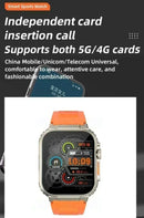 CDS9 5G Smartwatch: Android Smartwatch | 2.2" AMOLED HD | 180° Rotating Camera | 4G & GPS