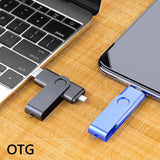 Unidad flash USB tipo C de 128 GB, 2 en 1, OTG, USB C de 64 GB y 32 GB, 16 GB, 8 GB y 4 GB, memoria USB para fotos.
