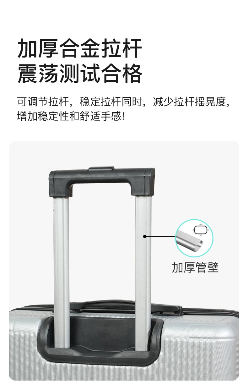 2025 Luggage Set 3-Piece 20' 24' 28' Suitcase Travel Bag with Multi-Directional Wheels Password Lock Large Capacity Carry on