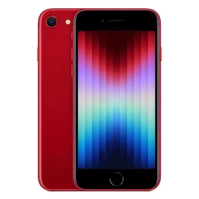 Apple iPhone SE 2022 SE3 de 4.7 pulgadas, 4 GB de RAM, 64 GB/128 GB/256 GB de ROM, chip A15 Bionic, cámara de 12 MP, reconocimiento de huella dactilar, teléfono original desbloqueado.