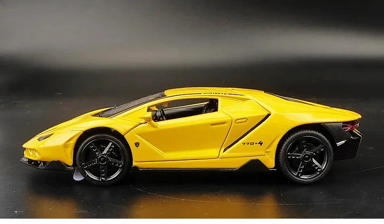 1:32 Lamborghinis LP770 LP750 Car Alloy Sports Car Model Diecast Sound Super Racing Lifting Tail Hot Car Wheel For Children Gift