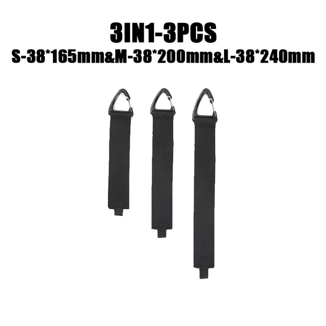 Organizador de cables con hebilla triangular para la gestión de cables de alimentación, nailon, correas resistentes para cables, mangueras, organizador para coche, 10 unidades 